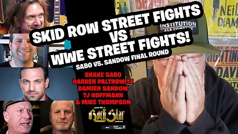 Snake Sabo, Aron Stevens AKA Damien Sandow, Hoffmann, Paltrowitz, Thompson - Skid Row to WWE Part 3!