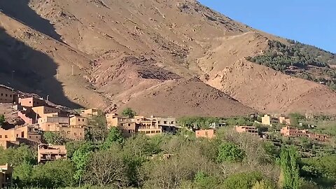 Atlas mountains Berber Village Morocco