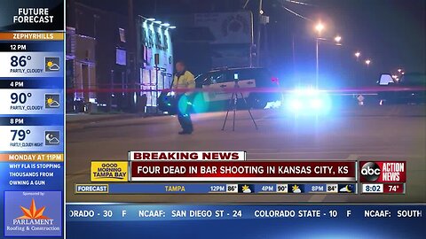 Four people shot and killed at Kansas City bar, no suspects in custody