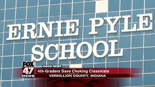 4th-graders save choking kindergartner