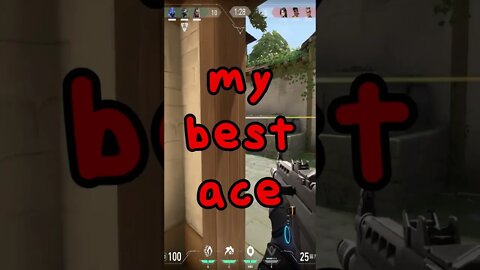 MY BEST ACE ON VALORANT #shorts #valorant #ace