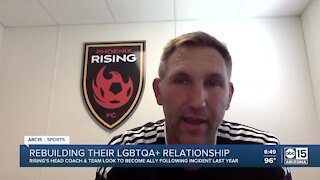 Phx Rising head coach & team become ally following LBGTQ incident