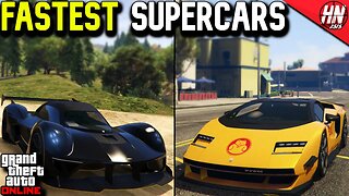 Top 10 Fastest Supercars In GTA Online