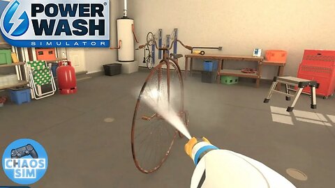 Cleaning the Penny Farthing In Powerwash Simulator (Timelapse)