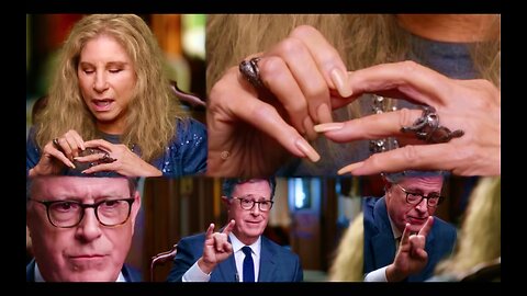Barbra Streisand Stephen Colbert Interview Occult Symbolism Unveiled Victor Hugo The Last Dutchman
