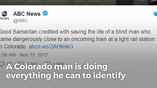 Blind Grandfather Is Asking For The Public's Help Finding The Stranger Who Saved His Life