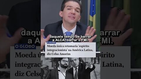 Moeda única = fracasso único. É isso que o PT quer para o nosso país #shorts #lula #bolsonaro