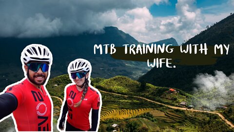 Resistance training in MTB with my wife 08 - 2022