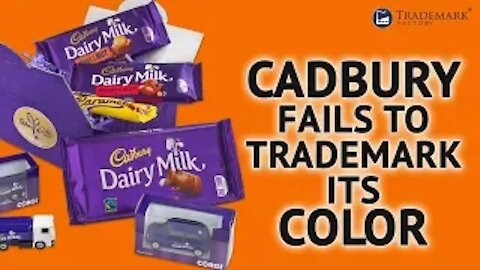 Cadbury Fails To Trademark Its Color