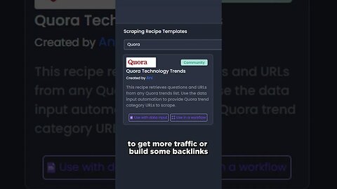 Scrape Quora, AppSumo & Job Sites in One-Click with Hexomatic!