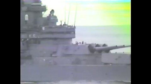 USS Iowa BB-61 Big Guns 1987
