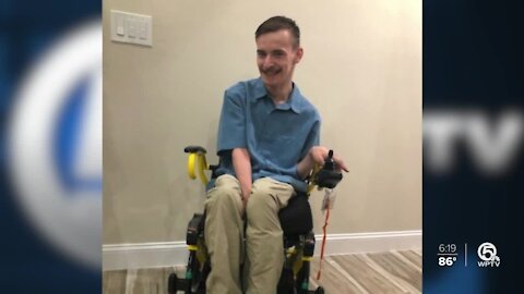 Teen with disability shows he can accomplish anything