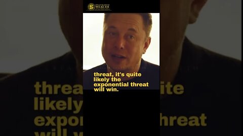 “We’re facing an exponential threat!” - Elon Musk #elonmusk #shorts #risk #sec #ai