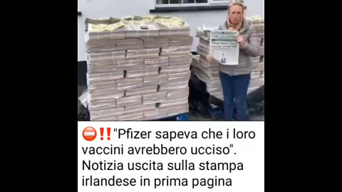 ⚕️💉☠️ PFIZER SAPEVA CHE I LORO VACCINI AVREBBERO UCCISO ⚕️⚰️☠️