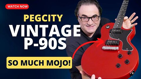 These Pegcity Vintage P90 Pickups Should Be In Your Guitar!