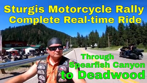 Spearfish Canyon During the Sturgis Motorcycle Rally