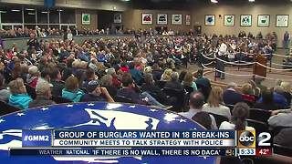 Police and community come together after team of burglars attack Baltimore County
