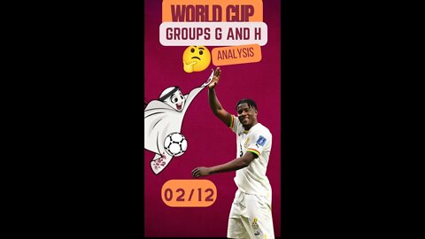 World Cup final round Group G and H different scenarios #worldcup #qatar #foryou #fyp #shorts