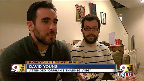 Orphan's Thanksgiving creates family for a day