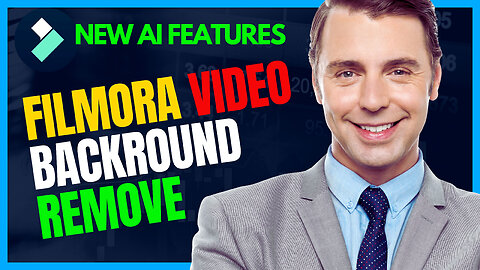 How to Remove Backround From Filmora || wondershare on pc ||