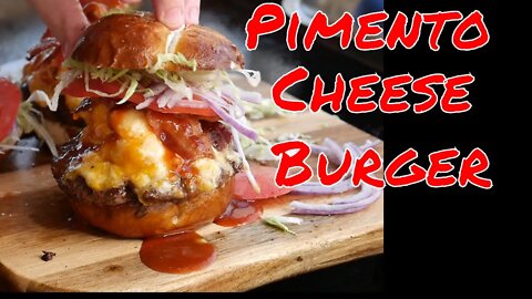 Pimento Cheese Bacon Burger-Blackstone Griddle Recipe