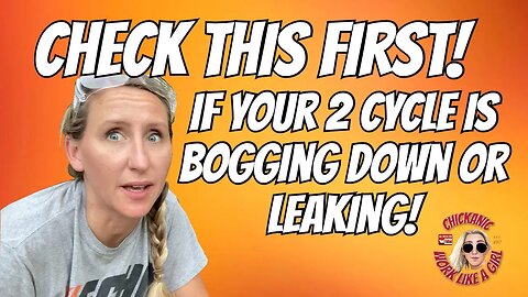 How to diagnose an Echo 2 cycle that is bogging down or leaking fuel. MAY BE AN EASY FIX! Repair