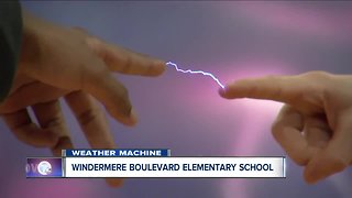 Andy Parker's Weather Machine visits Windermere Blvd Elementary