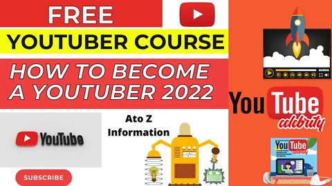 Lecture 1 | 🔥Become Youtuber with these Free Courses |How to become a Youtuber 2022