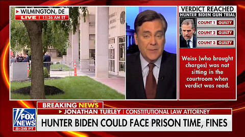Jonathan Turley Says Hunter Biden's Legal Woes Are About To Get 'Much More Serious'