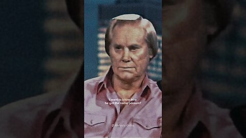 Why was George Jones called the Possum? [Explained] #Shorts
