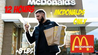 I ONLY ATE MCDONALD'S FOR A DAY | GAINED 8 LBS | HIGH CALORIE CHEAT DAY