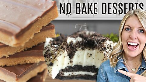 3 Easy DUMP AND GO No Bake Desserts