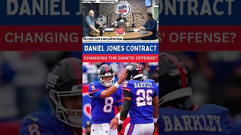 Will Daniel Jones' Contract Hurt The Giants? #nygiants #shorts #nfl #sports #danieljones