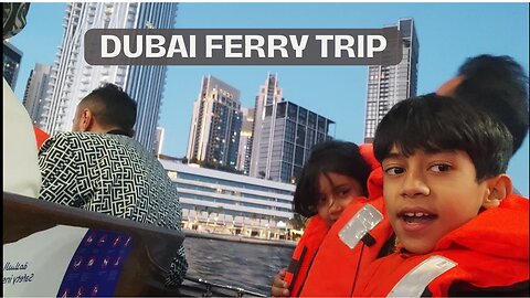 Dubai Ferry Trip | A Breathtaking Ferry Ride| To Dubai Creek Harbour
