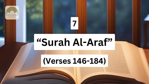 Surah Al-Araf Verses 146-184 English Translation #islam #quran #muslim