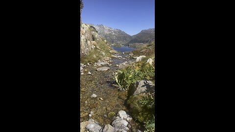 Swiss Alps Grimselpass mountain stream