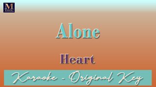 Alone - Karaoke (Heart)