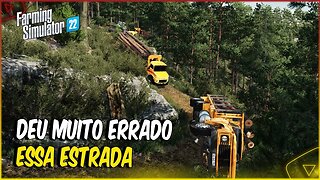 FS 22 TOMBANDO O MERCEDES 1113 NA CURVA NO PUXE DAS TORAS DE MEIRA NOVO MAPA GAMEPLAY NO COMENTARY