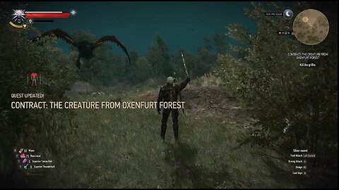 The Witcher 3 contract creature from oxenfurt