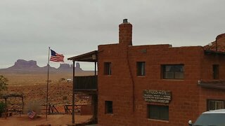 View of Monument Valley While Having Lunch