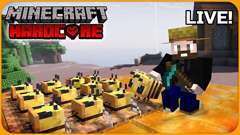 Making the BEE FARM for Honey Blocks in Minecraft Hardcore 1.20 [S5 | EP33]