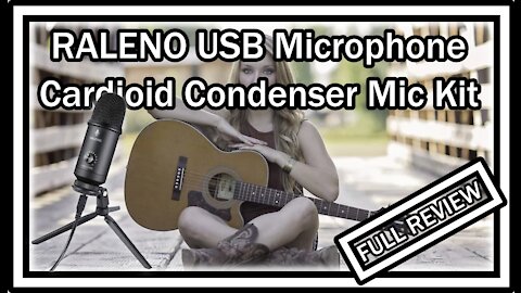 RALENO USB Microphone (M30) Professional Studio Cardioid Condenser Mic Kit FULL REVIEW