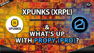 XPUNKS (XRPL) & WHAT'S UP WITH PROPY (PRO)?