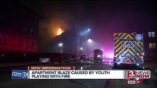 Apartment Blaze Caused by Youth Playing with Fire
