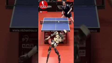 Robot vs Human match Ping-Pong 2023 #shorts