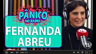 Fernanda Abreu fala sobre a liberdade de expressão das redes sociais nos dias atuais | Pânico