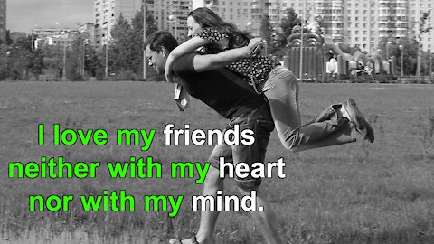 I love my friends neither with my heart nor with my mind(Love story) #Shorts