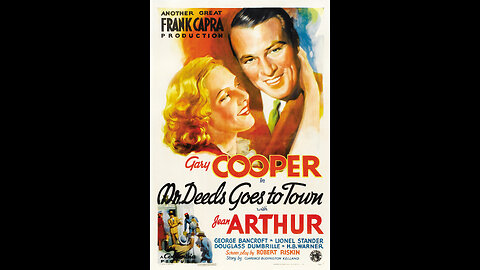 Mr. Deeds Goes to Town (1936) | American romantic comedy-drama film directed by Frank Capra