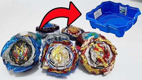 SLINGSHOCK x BURST ULTIMATE | Beyblade Burst BU | Testando Combos Competitivos na Arena Slingshock