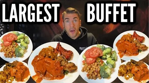 THE BIGGEST INDIAN BUFFET DESTROYED BY PRO EATER | Indian Food Buffet & All You Can Eat |